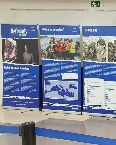 Panells de l'Exposició 'Refugiats, per què?'