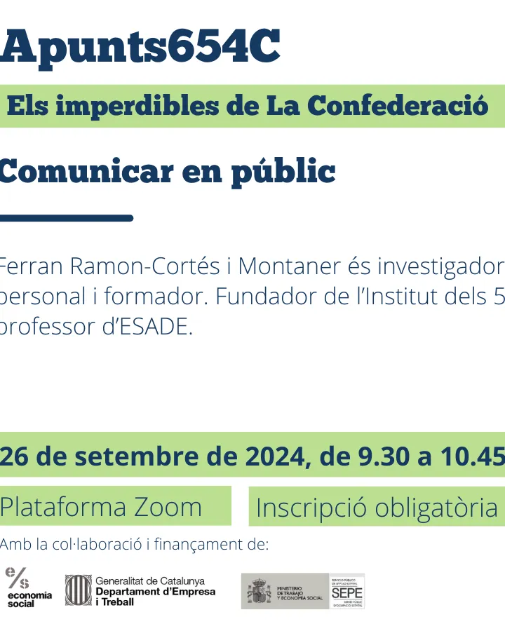 Comunicar en públic és molt important per persuadir i complir objectius. Font: La Confederació.