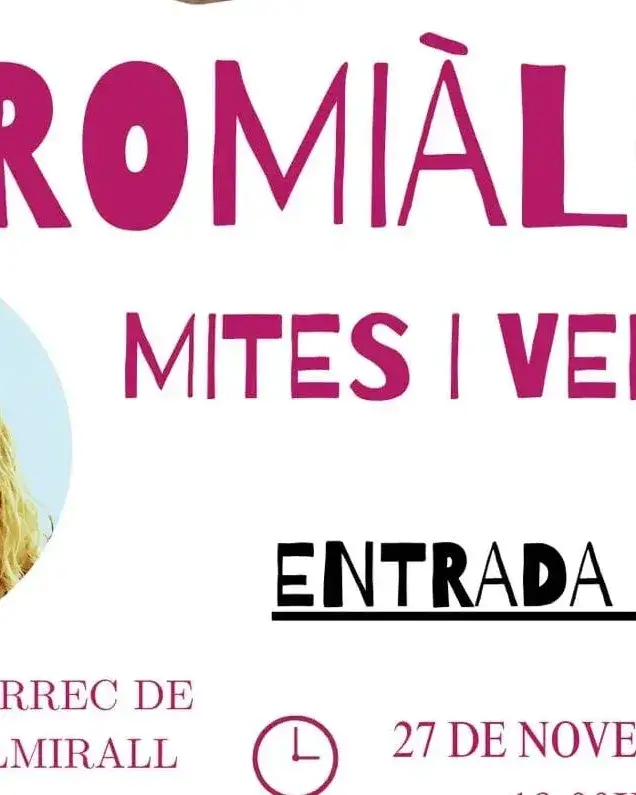 Cartell de la ponència: ‘Fibromiàlgia; mites i veritats’
