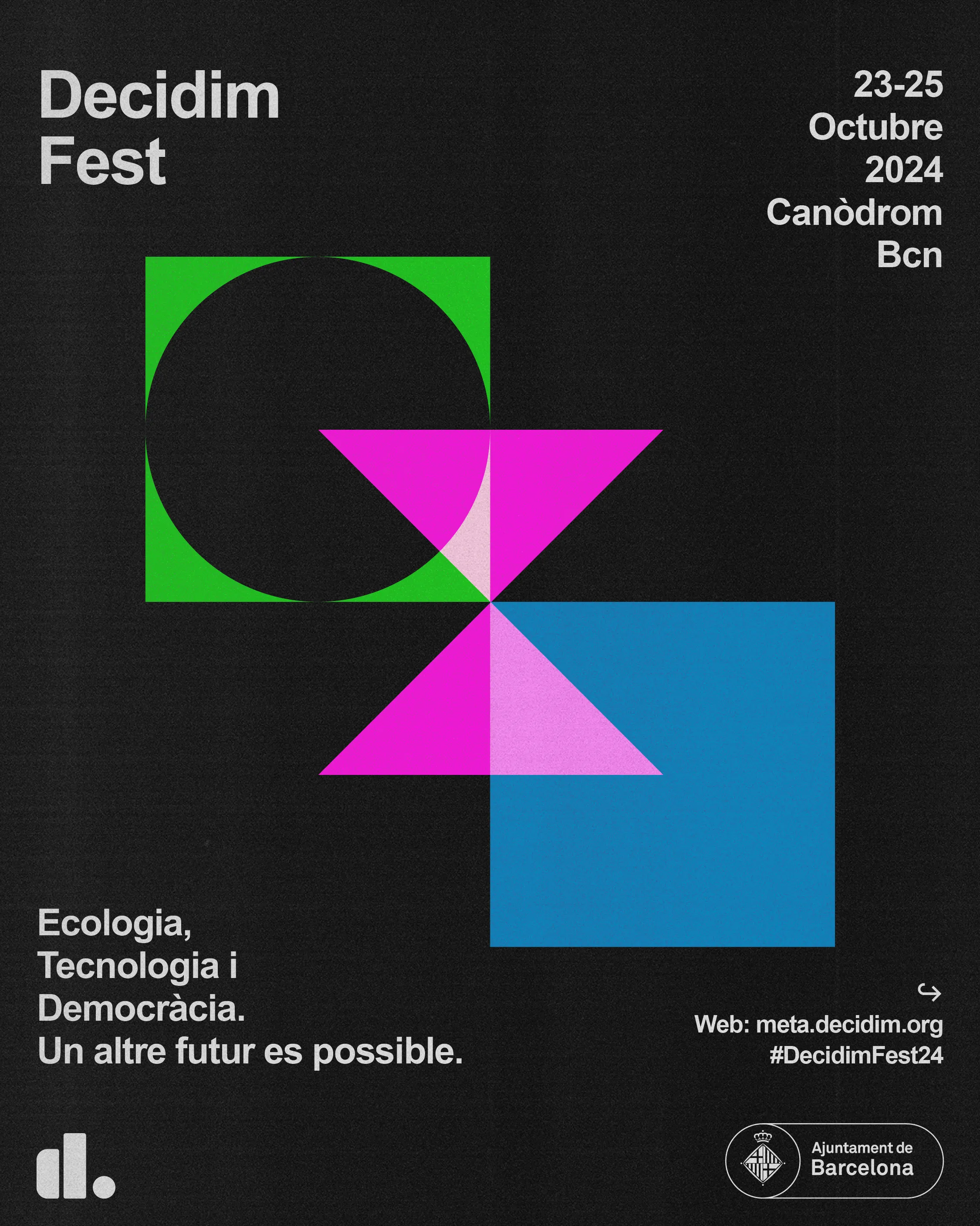 Cartell promocional del Decidim Fest