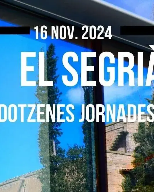 Cartell de les jornades 'El Segrià a estudi'