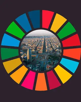 Logotip  Premi Agenda 2030 BCN. Font: Ajuntament de Barcelona
