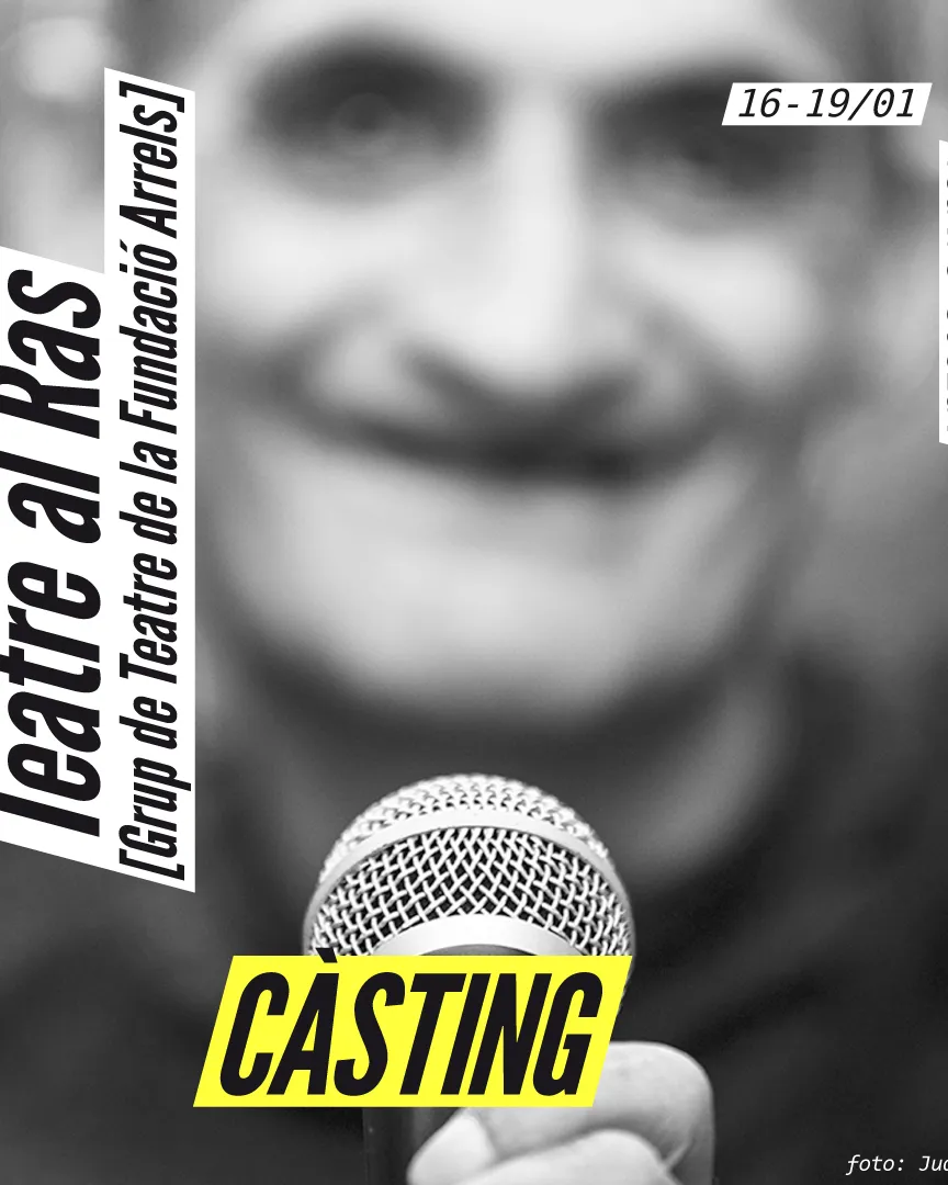 Cartell promocional de l'obra de teatre 'Càsting'