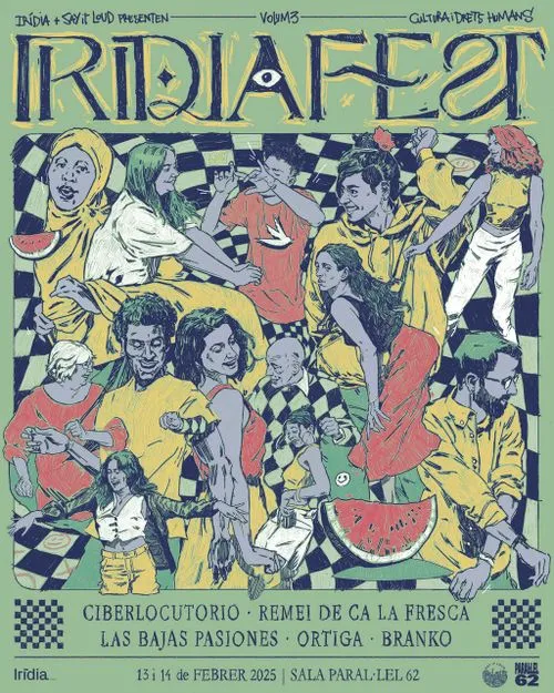 Cartell III edició de l'IrídiaFest. Font: Irídia 