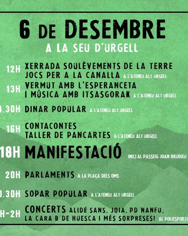 Cartell de la jornada. Font: Pirineu Viu 