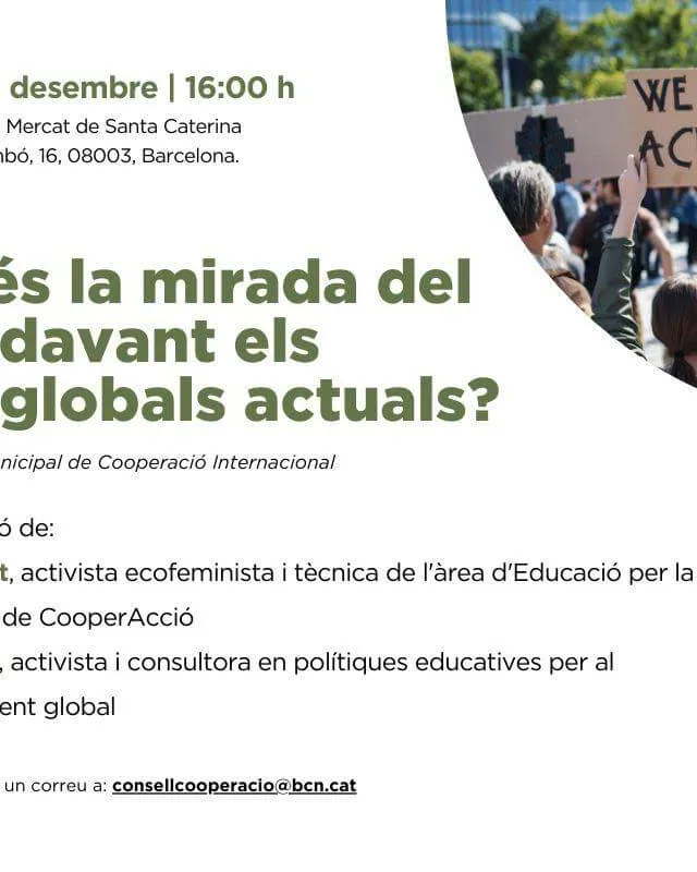 Xerrada: Quina és la mirada del jovent davant els reptes globals actuals?