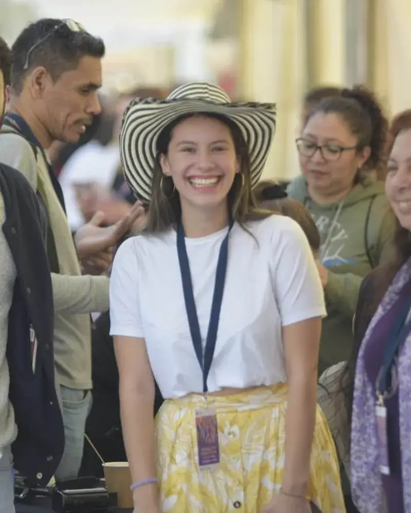 Valentina Cárdenas, voluntària de FEDELATINA 