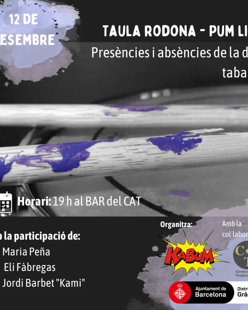 Taula Rodona ‘Pum lila: Presències i absències de la dona tabalera’
