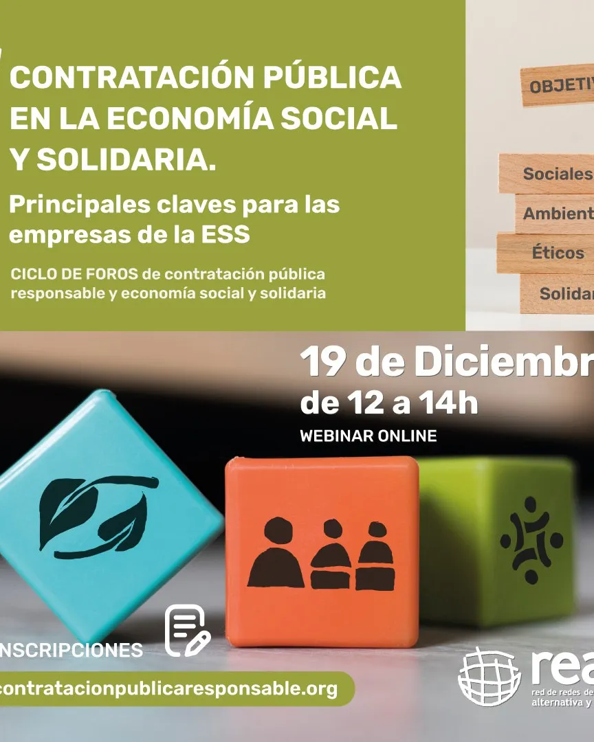 La sessió s'adreça a les empreses i iniciatives de l'Economia Social i Solidària de tot l'Estat espanyol.