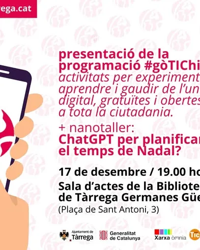 Cartell promocional de l'activitat