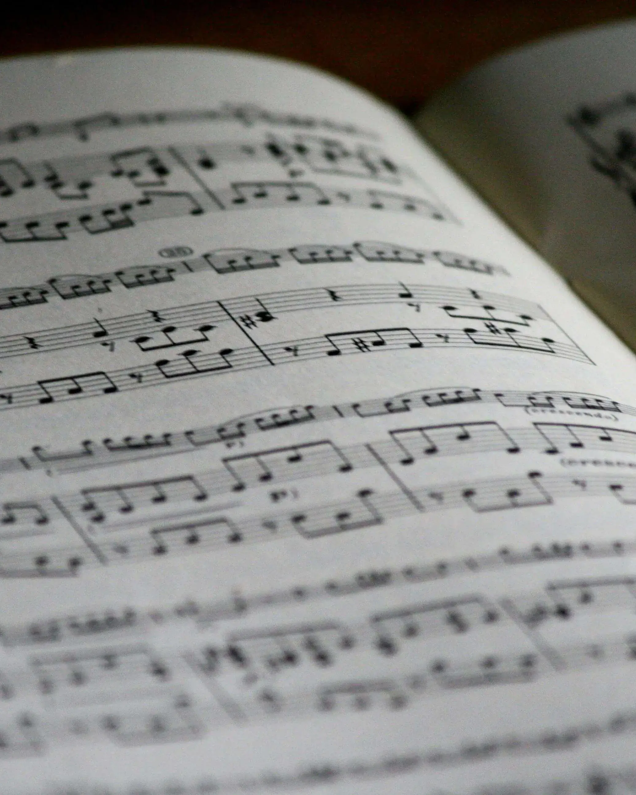 Partitura de música. Font: Pixabay