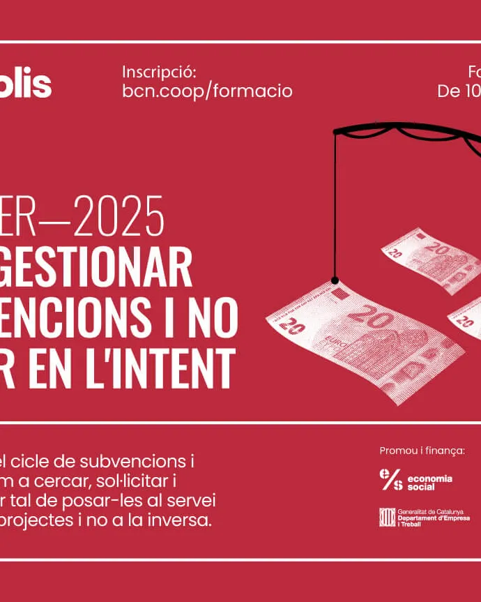 La sessió aborda la cerca de subvencions per dur a terme projectes de les entitats.