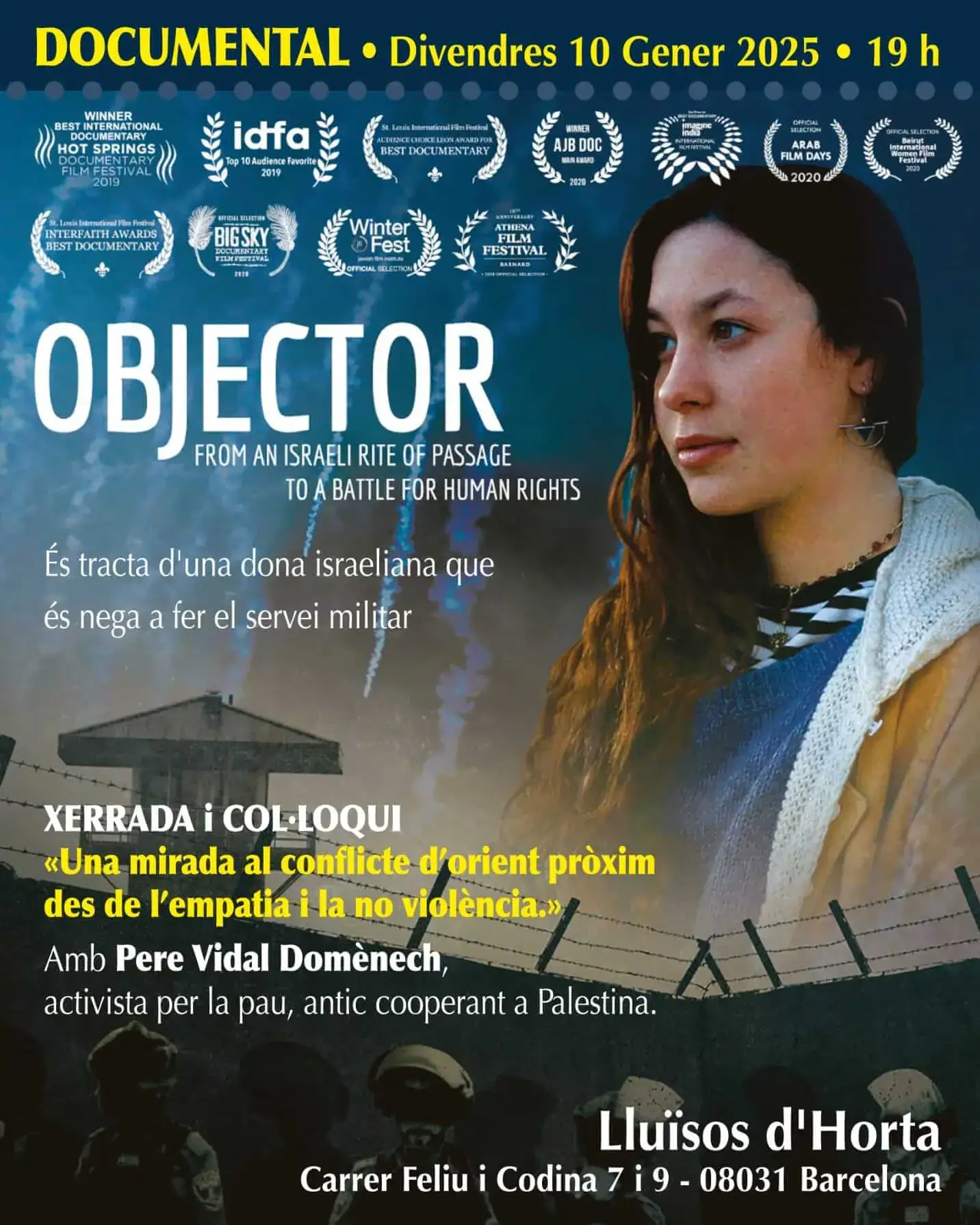 Cartell del documental 'Objector'