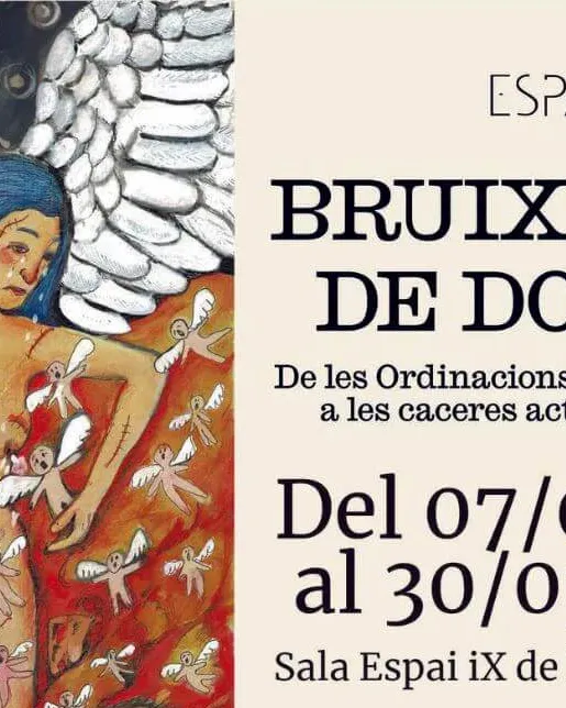 Cartell de l'exposició 'Bruixes de dol'