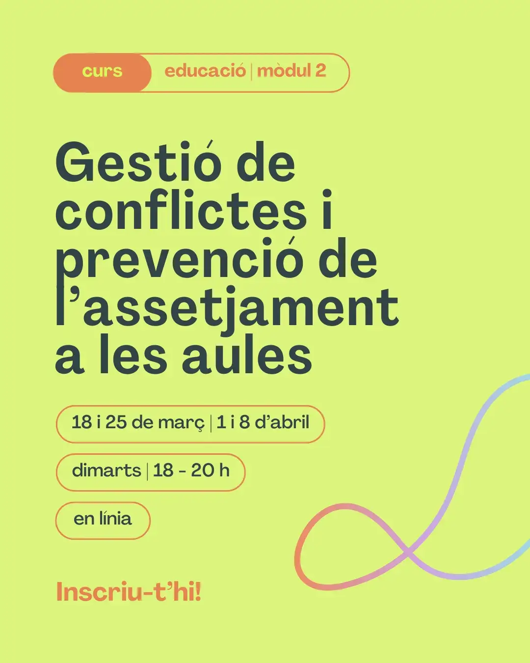 Gestió de conflictes i prevenció de l'assetjament a les aules