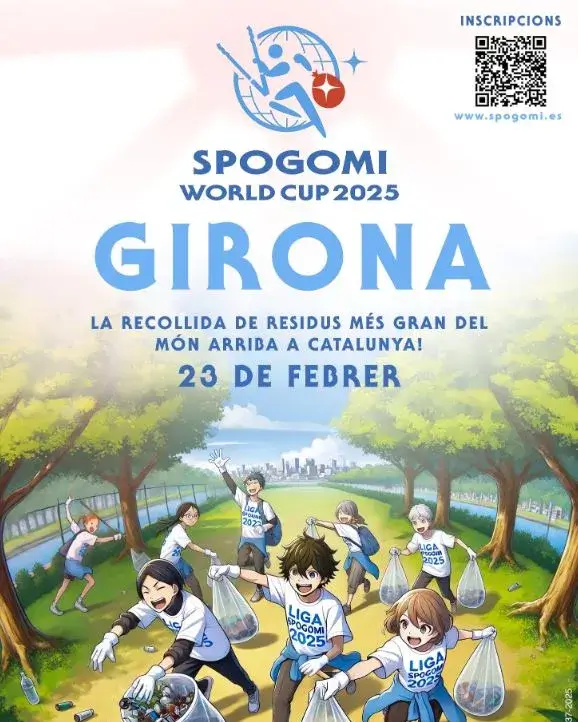 Cartell de la Recollida de residus SPOGOMI a Girona