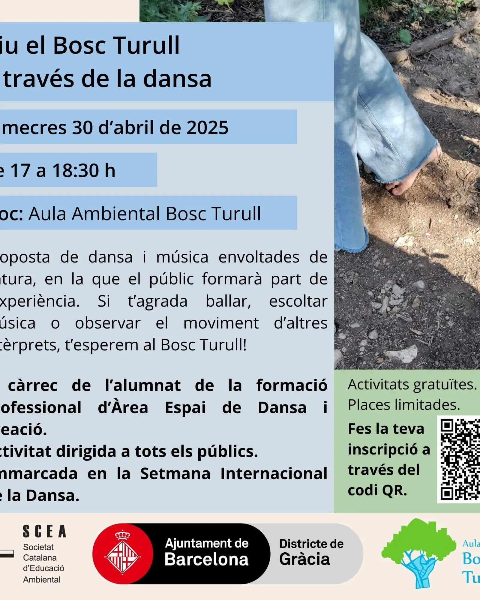 Caminant descalç pel Bosc Turull