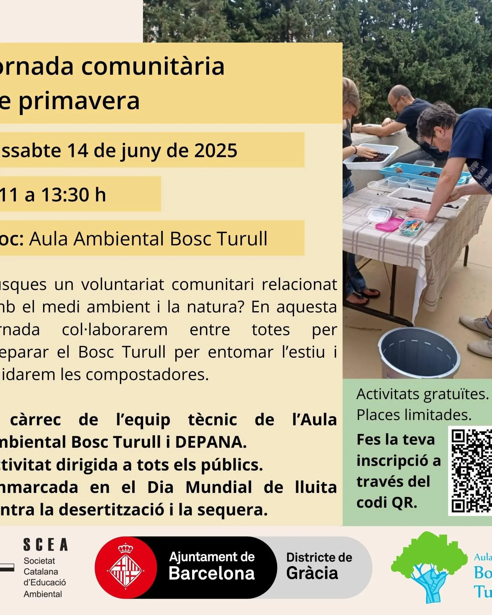 Buidarem les compostadores, tindrem cura de les vermicompostadores .