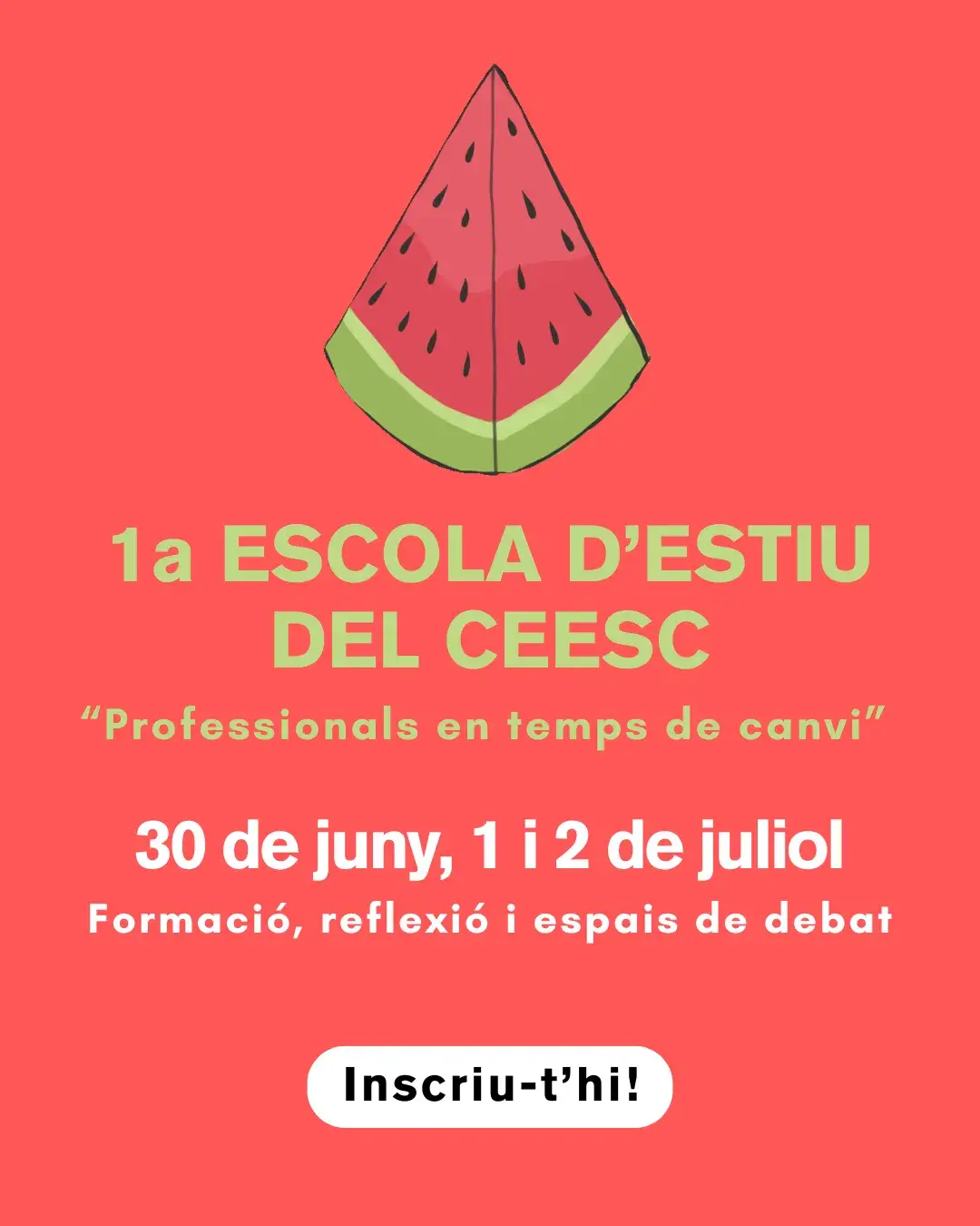 Presentem la primera edició de l'Escola d'Estiu del CEESC