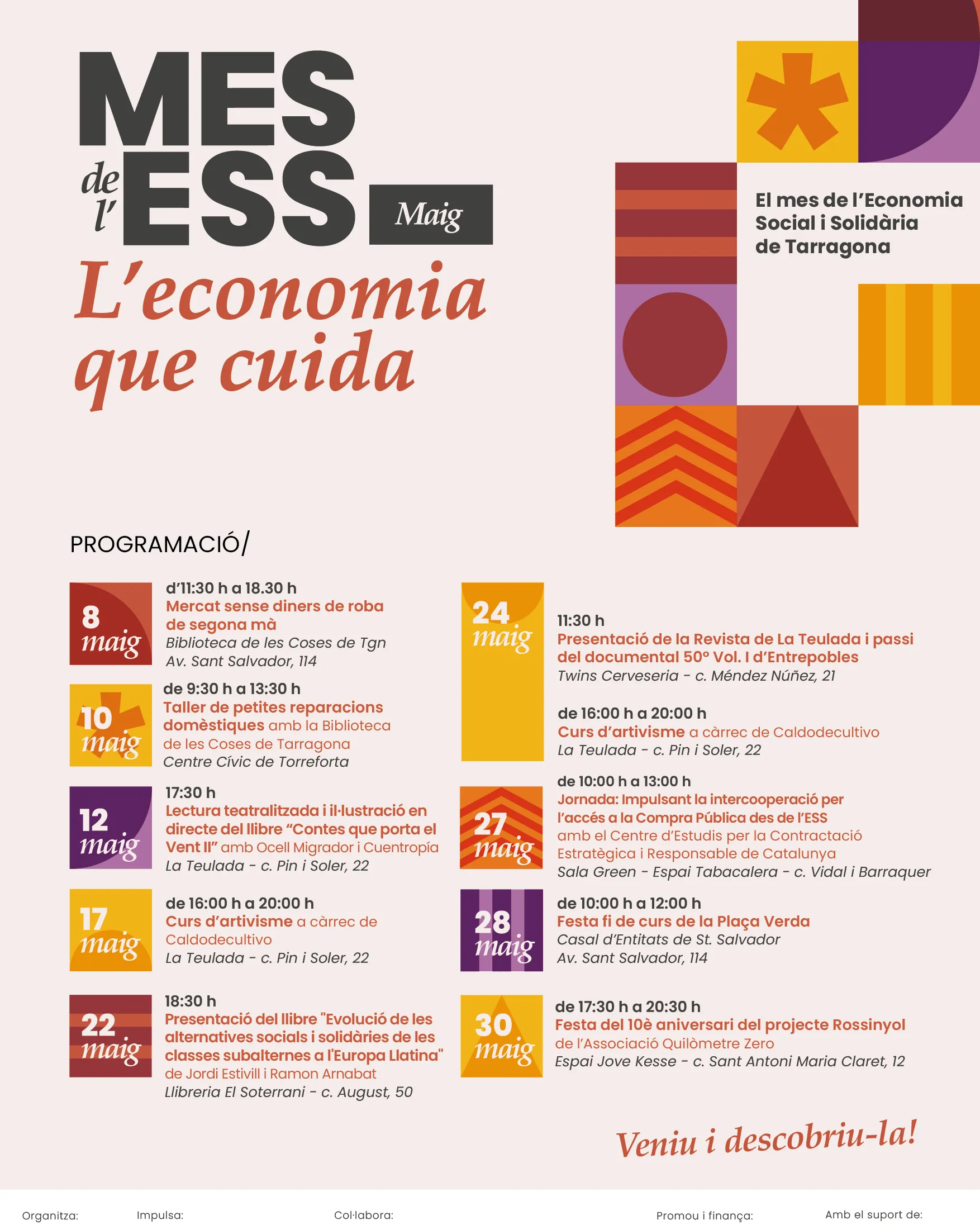 Programa Mes ESS Tarragona 2025