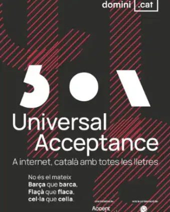 Cartell de la jornada Universal Acceptance