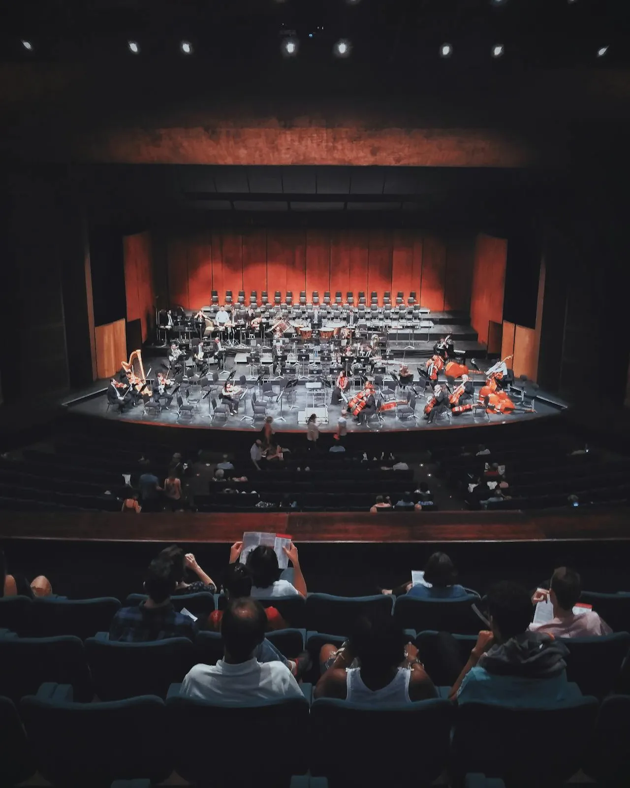 Orquestra en un teatre