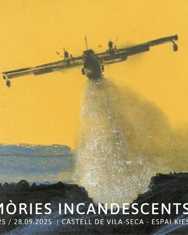 Cartell oficial de l'exposició 'Memòries incandescents'.