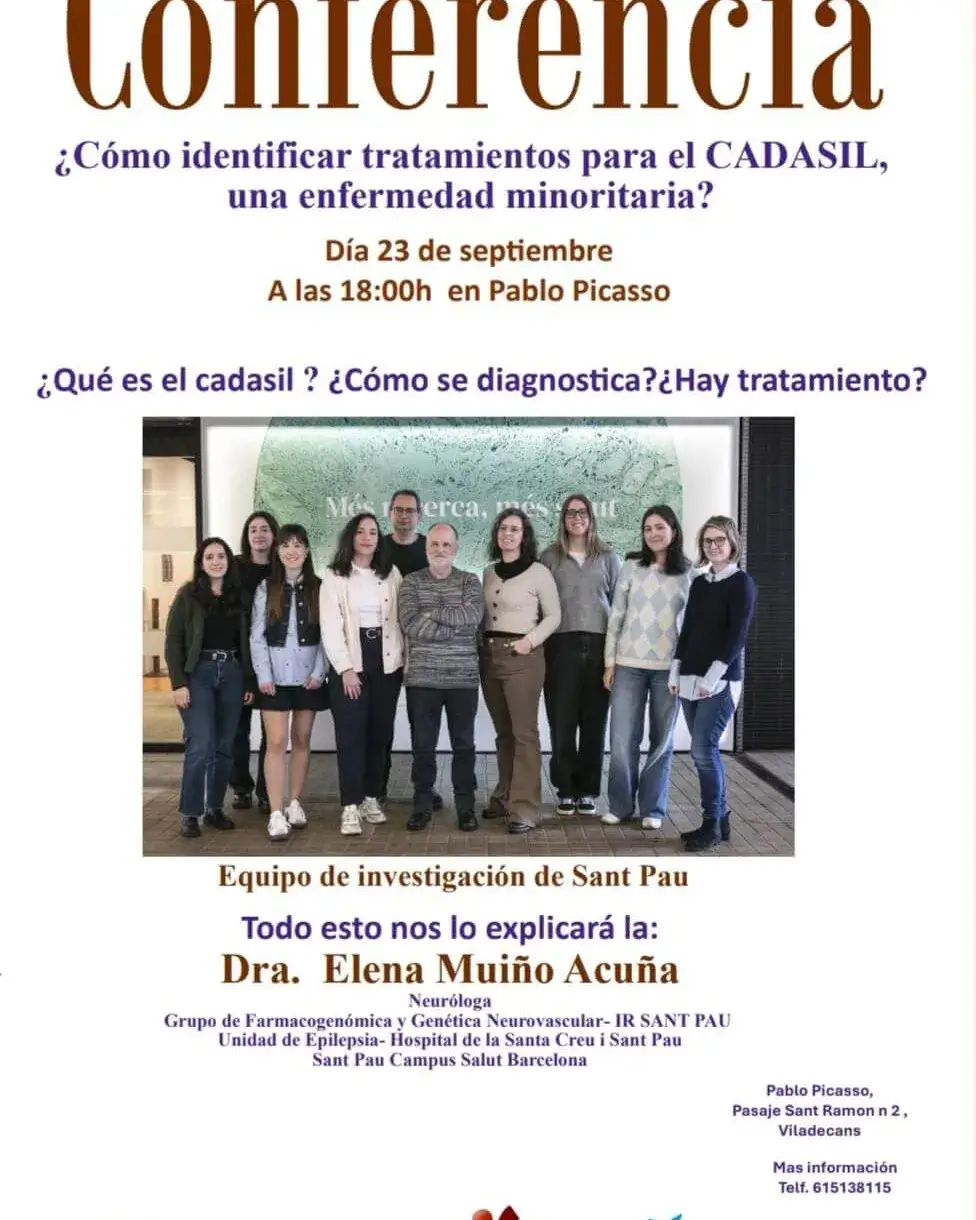 Conferència per conèixer el CADASIL