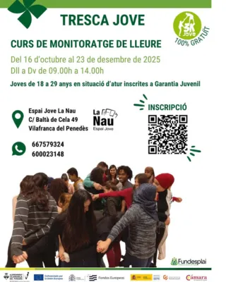 Curs de monitoratge de lleure a Vilafranca del Penedès