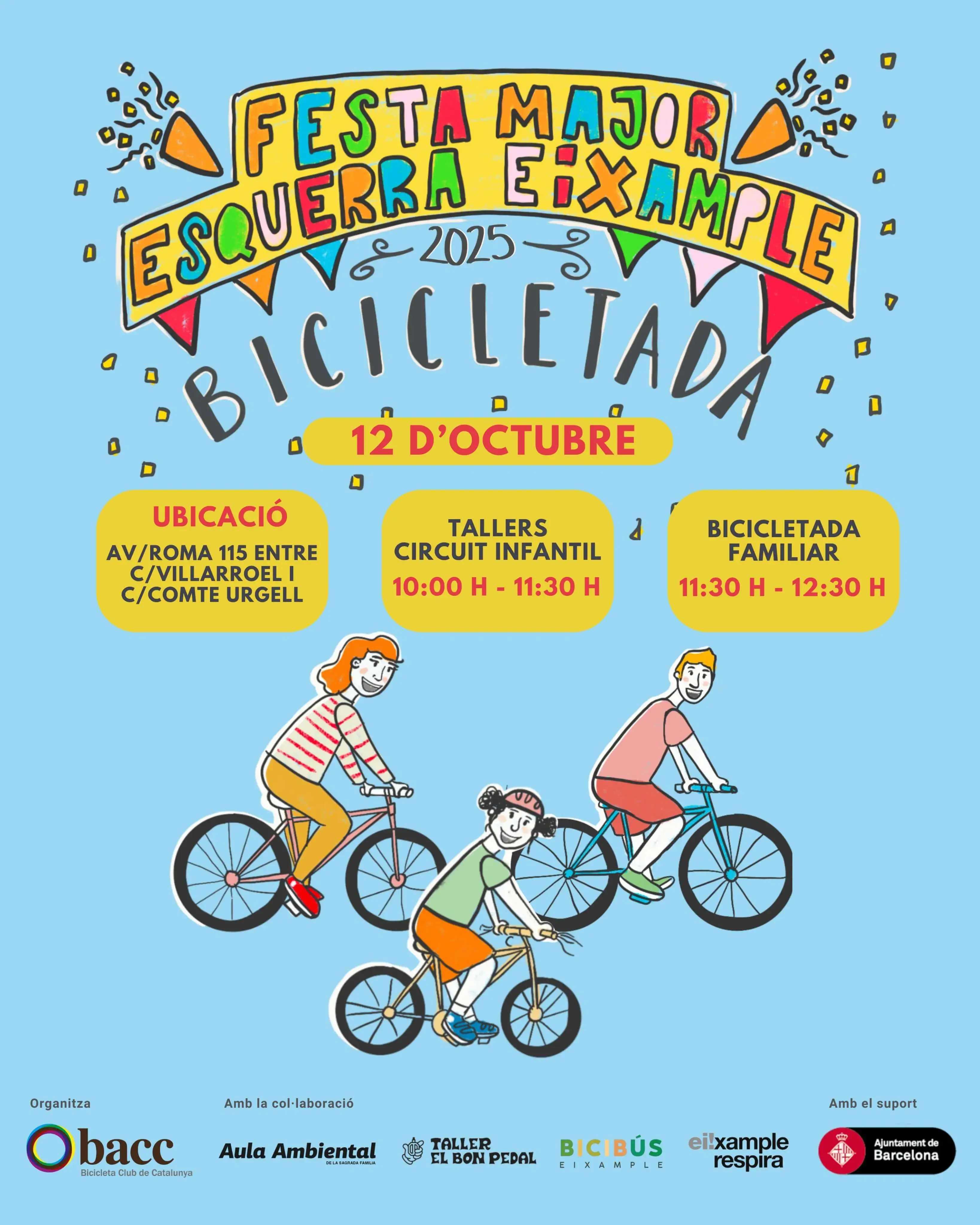 Cartell oficial de La Bicicletada.