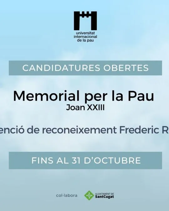 Cartell de la convocatòria Cartell de la convocatòria