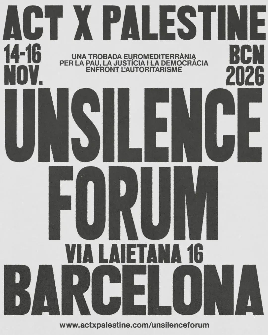 UNSILENCE FORUM