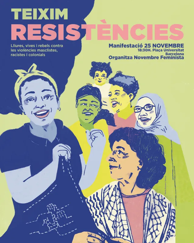 Cartell de la manifestació 25N. Font: Novembre Feminista