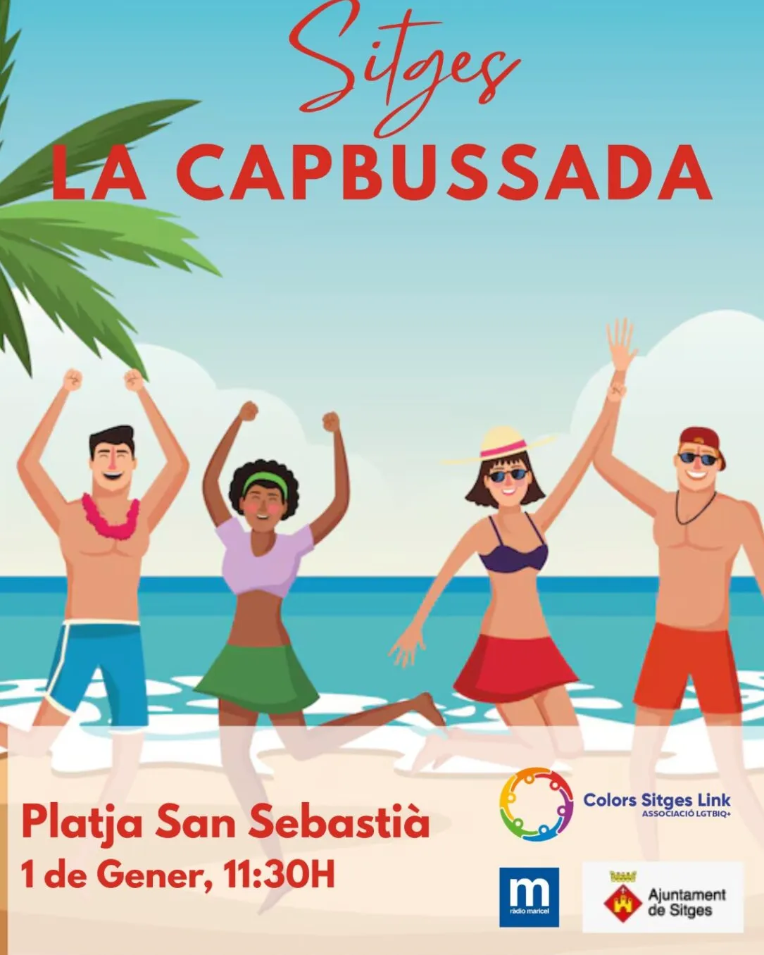 La Capbussada de Sitges.  Font: Colors Sitges Link