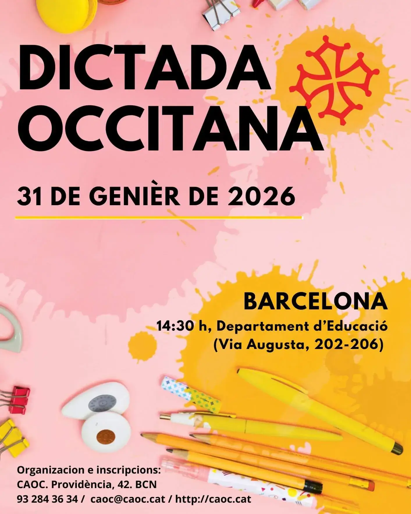 Cartell oficial de la Dictada Occitana 2026.