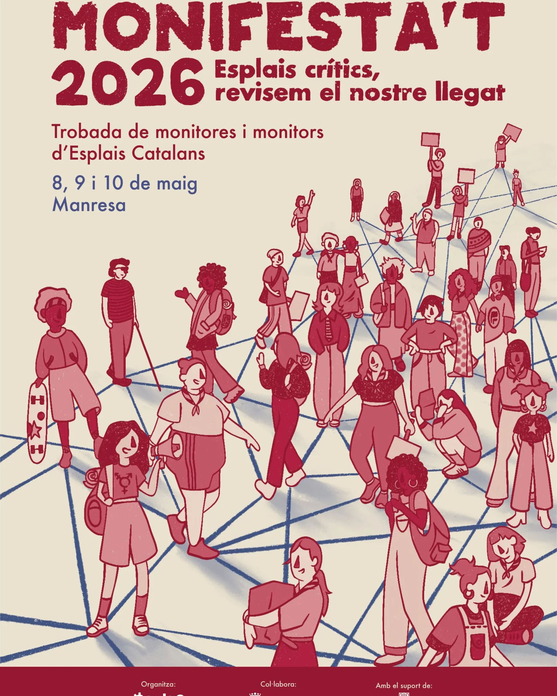 Cartell de la trobada Monifesta't 2026 d'Esplac