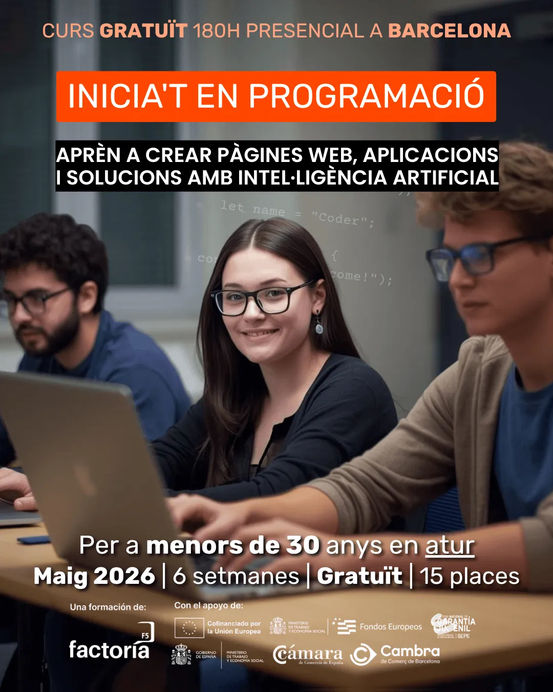 Curs gratuït de programació en 6 setmanes