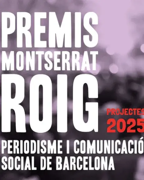 Cartell dels Premis Montserrat Roig 2025