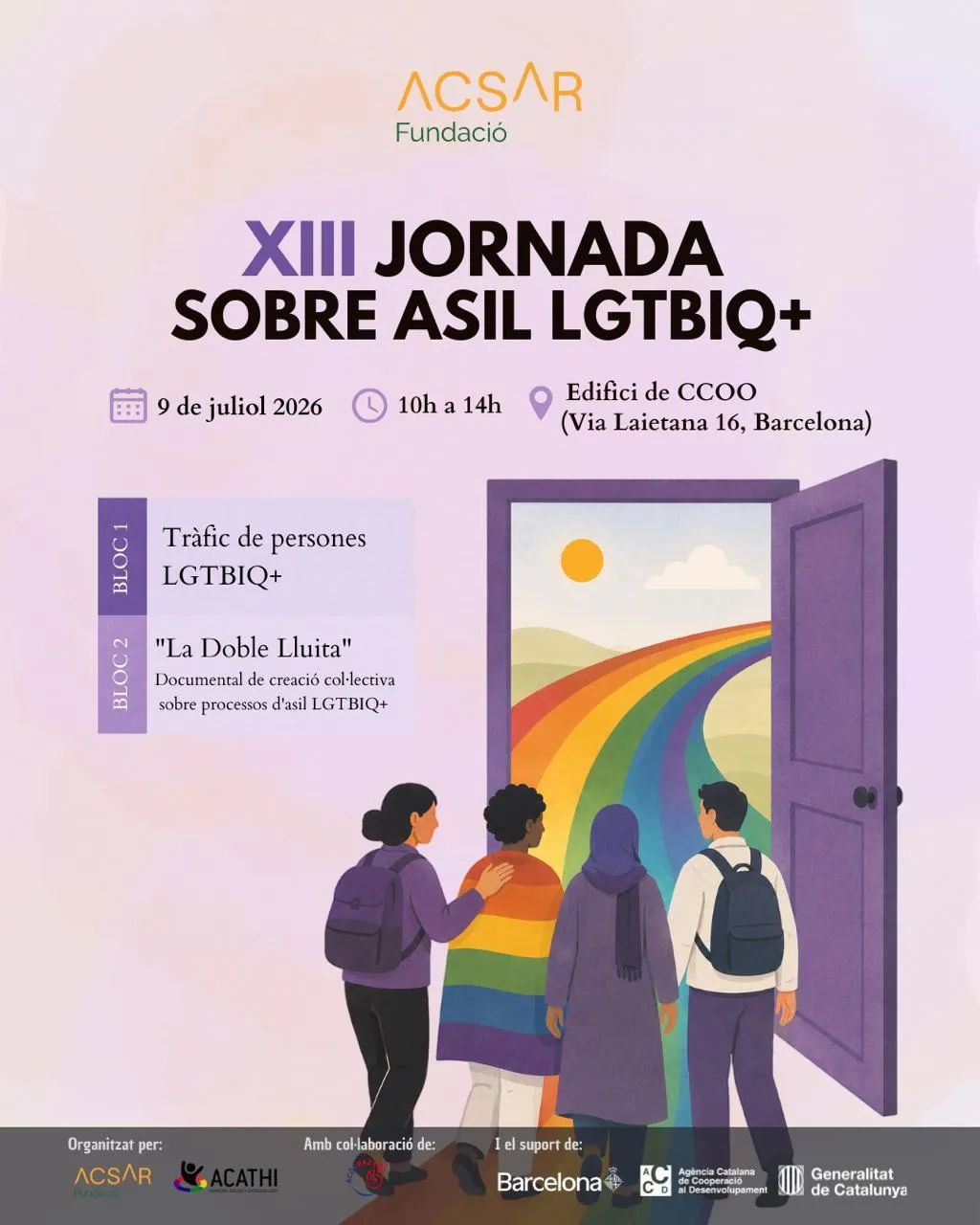 XIII Jornada sobre asil per motius d’orientació sexual i identitat de gènere