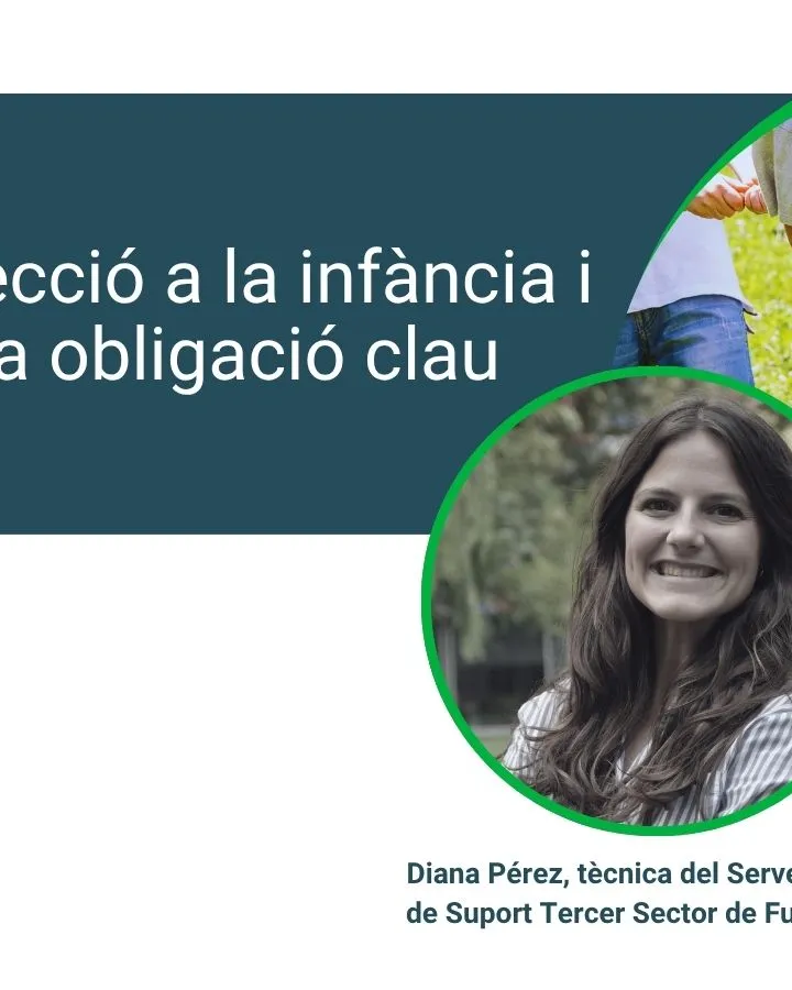 Cartell formació: ‘Protocol de protecció a la infància i adolescència, una obligació clau per a les entitats’
