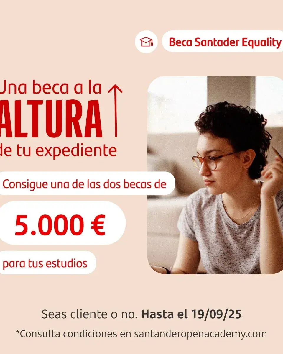 Becas Santander Estudios | Equality 2026/2027