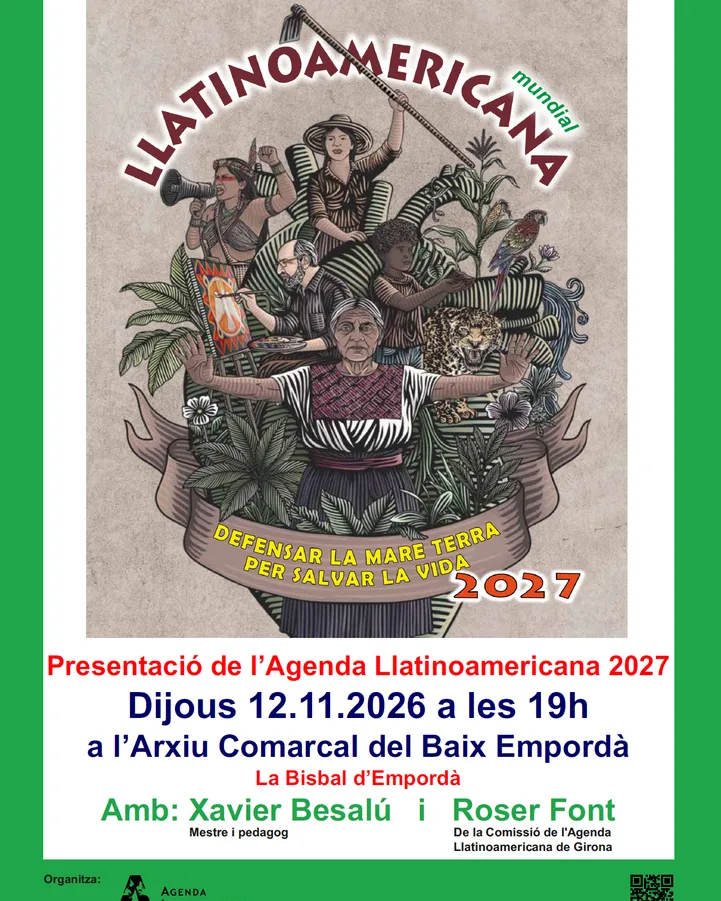 Cartell oficial de la presentació de l’Agenda Llatinoamericana 2027.