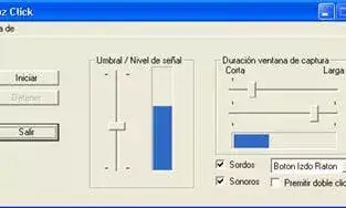 Captura pantalla Voz Click