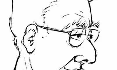 Caricatura realitzada per Àngel Garcia.
