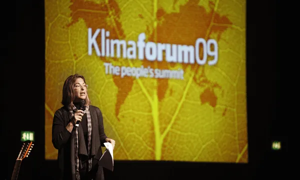 Naomi Klein al Klimaforum09. Fotografia de Mark Knudsen