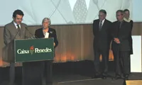 Moment de l'entrega del premi