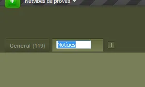 Crear una nova pestanya