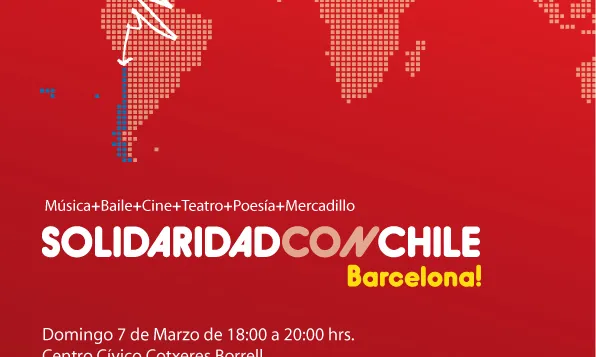 Cartell de l'acte "Solidaridad con Chile"