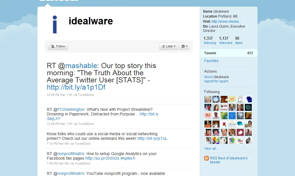 http://twitter.com/idealware