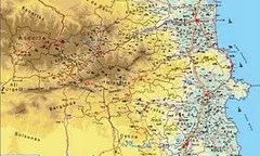 Mapa de l'Espai Català Transfronterer
